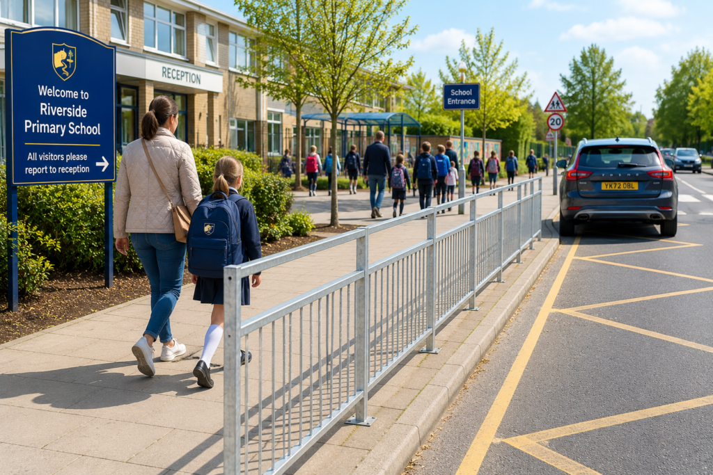 School Pedestrian Barriers