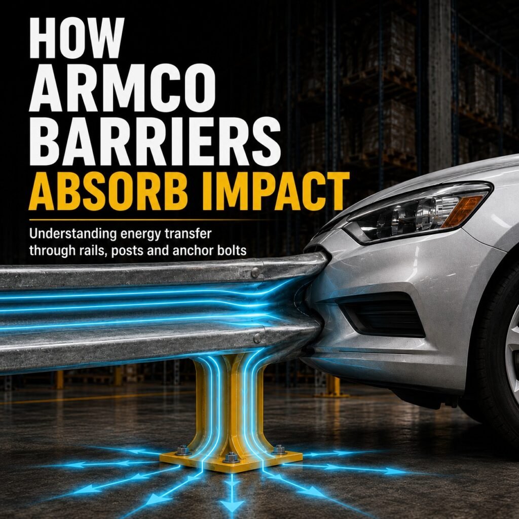 How Armco Barrier Absorb Impact