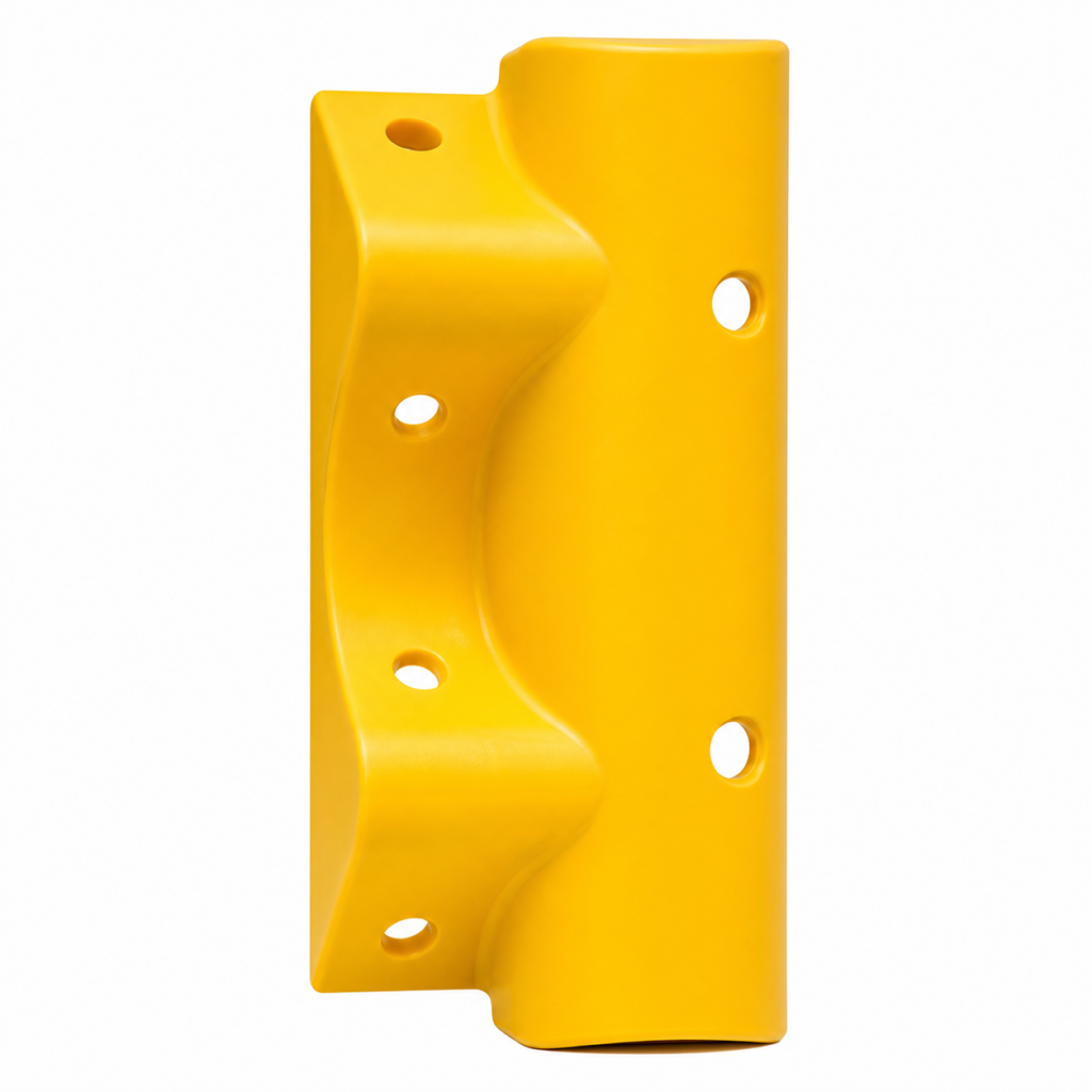 Armco Pedestrian End Yellow